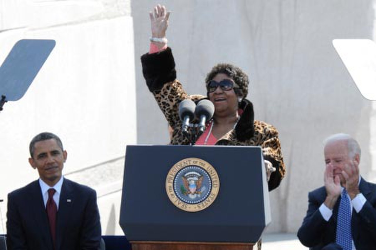 Aretha Franklin and Martin Luther King